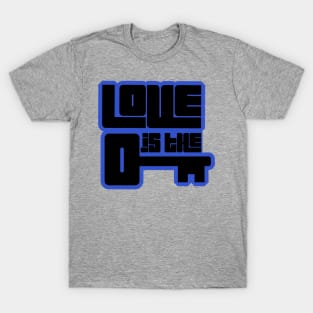 Love is the Key pt.3 [ blk - blu ] T-Shirt